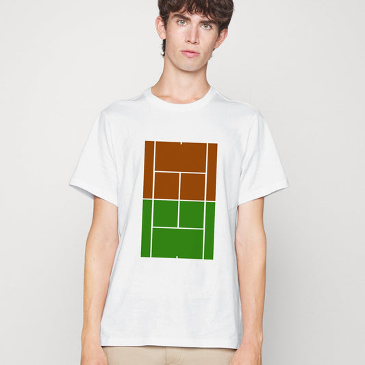 NADAL VS FEDERER - Tennis Basic Tee