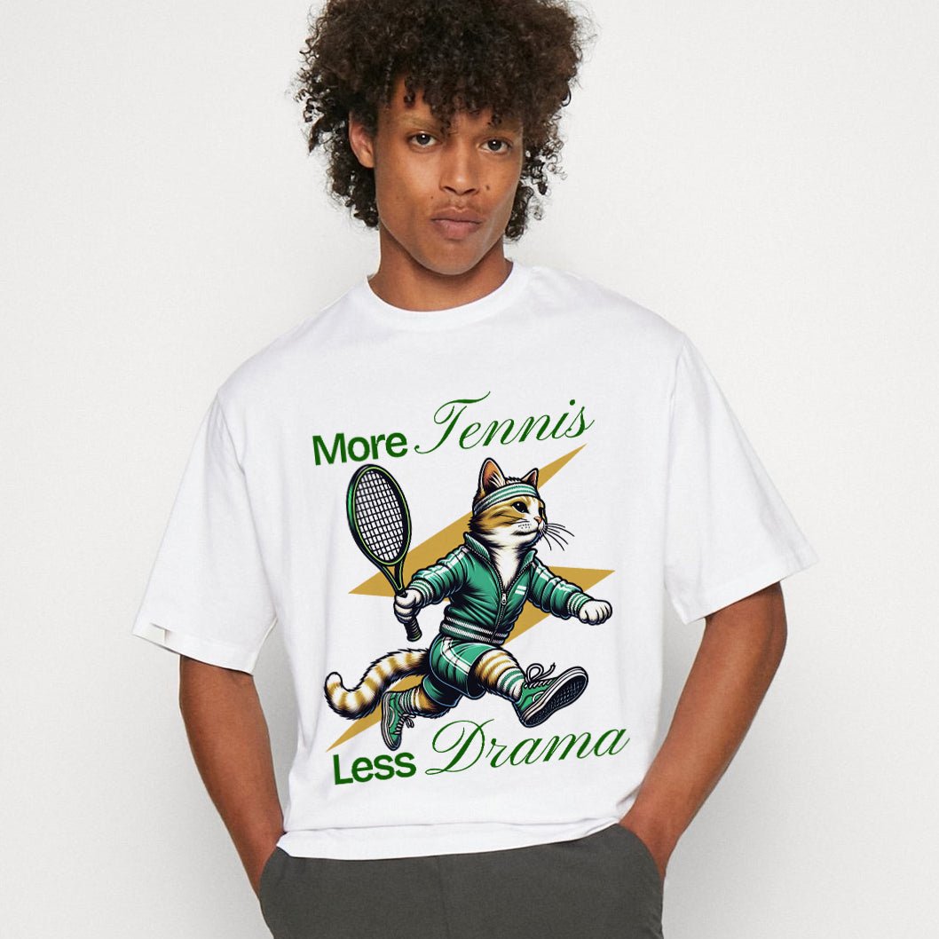 MORE TENNIS - Tennis Basic Tee