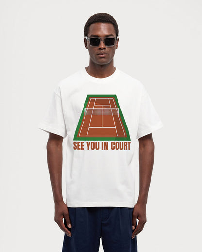 SEE YOU IN COURT 1 - Tennis Basic Tee