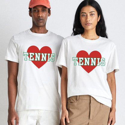 HEART TENNIS - Tennis Basic Tee