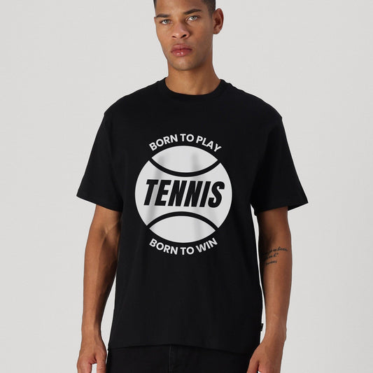 BORN TO WIN - Tennis Basic Tee