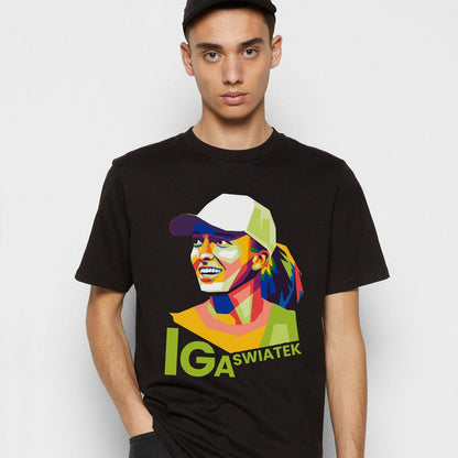 IGA SWIATEK 5 - Tennis Basic Tee