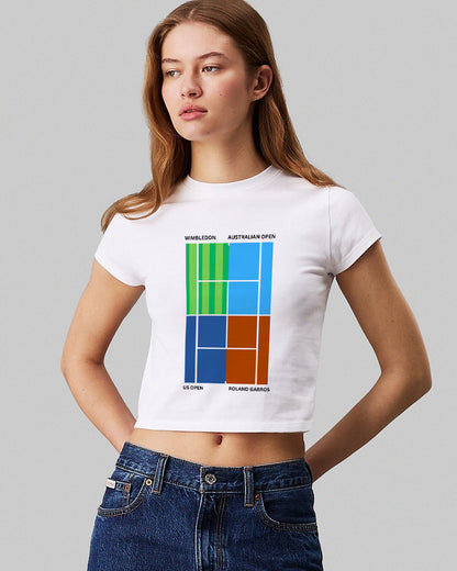 GRANDSLAM TOURNAMENT 1 - Tennis Crop Top