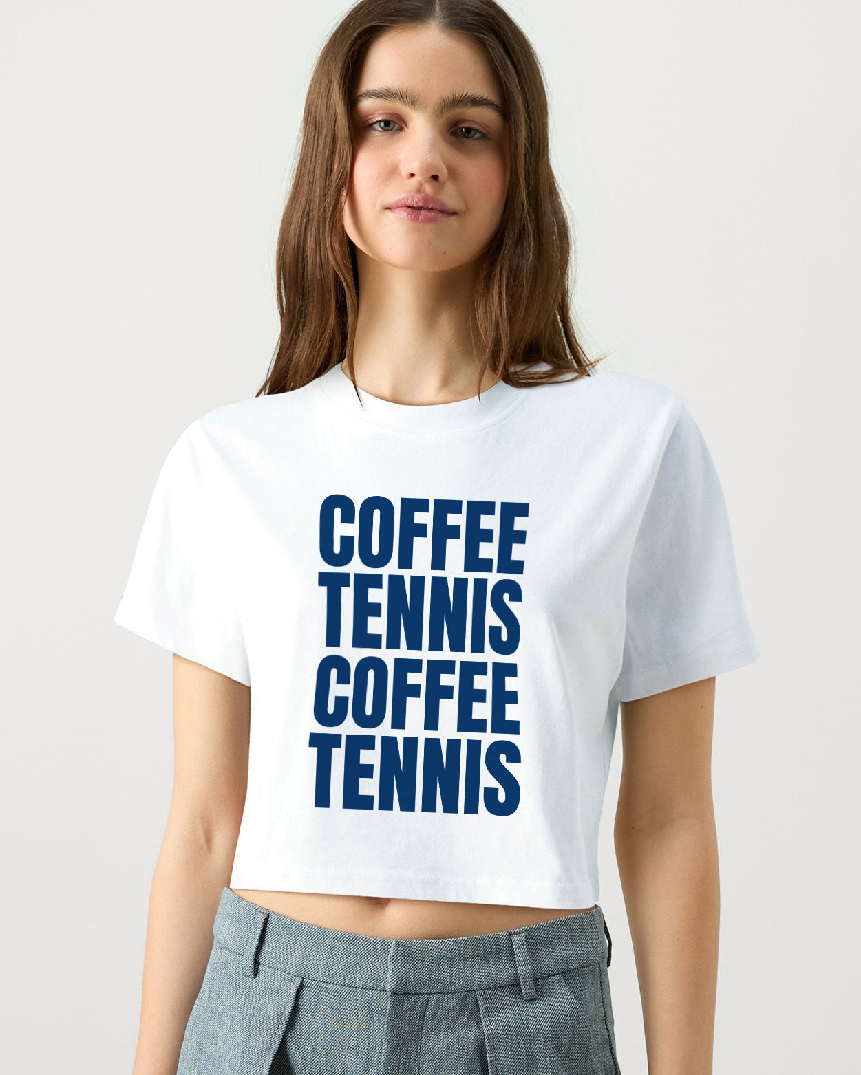 COFFEE & TENNIS 3 - Crop Top