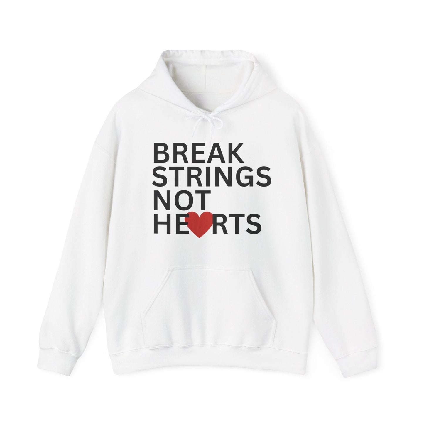 BREAK STRINGS NOT HEARTS - Tennis Hoodie