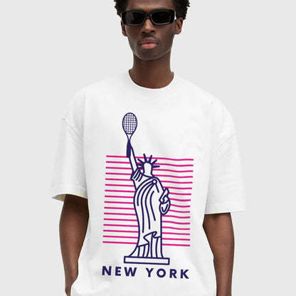 NEW YORK 1 - Tennis Basic Tee