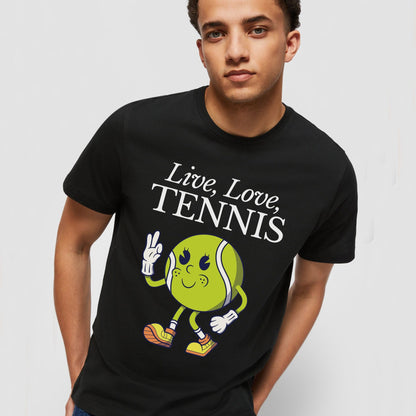 LIVE LOVE TENNIS - Tennis Basic Tee