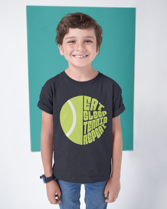EAT SLEEP 2  - Tennis (Kids Tee)