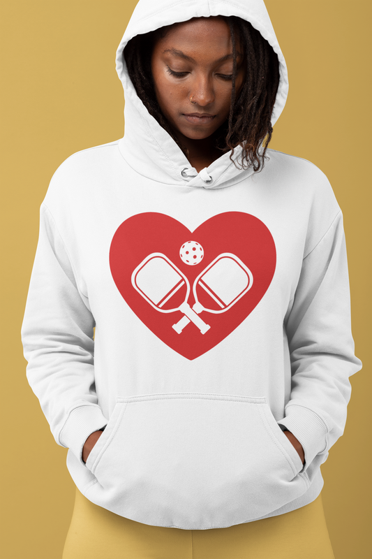 HEART PICKLEBALL 4 - Pickleball (Hoodie)