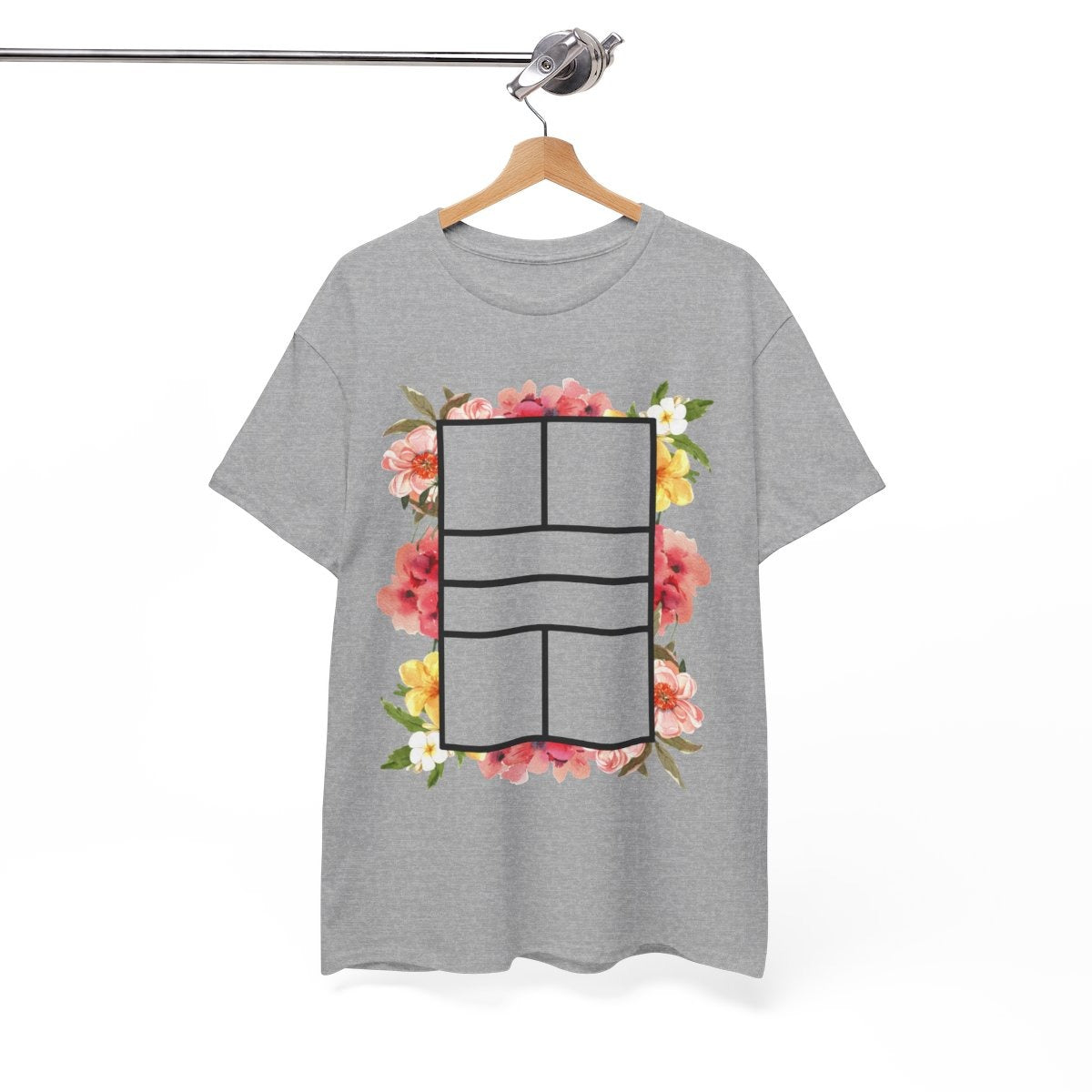 PICKLEBALL FLORAL - Pickleball (Basic Tee)