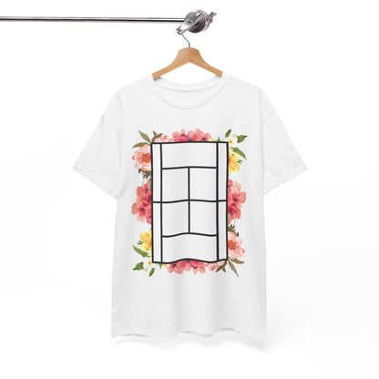TENNIS FLORAL 1 - Tennis (Basic Tee)