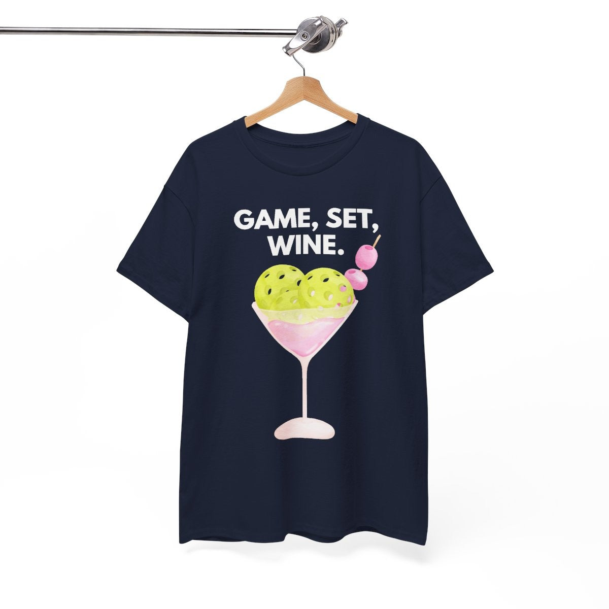GAME SET WINE - Pickleball (Basic Tee)
