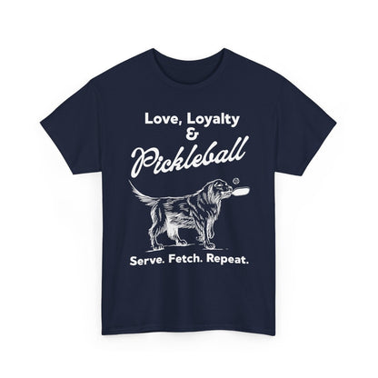PADDLE & PAWS - Pickleball (Basic Tee)