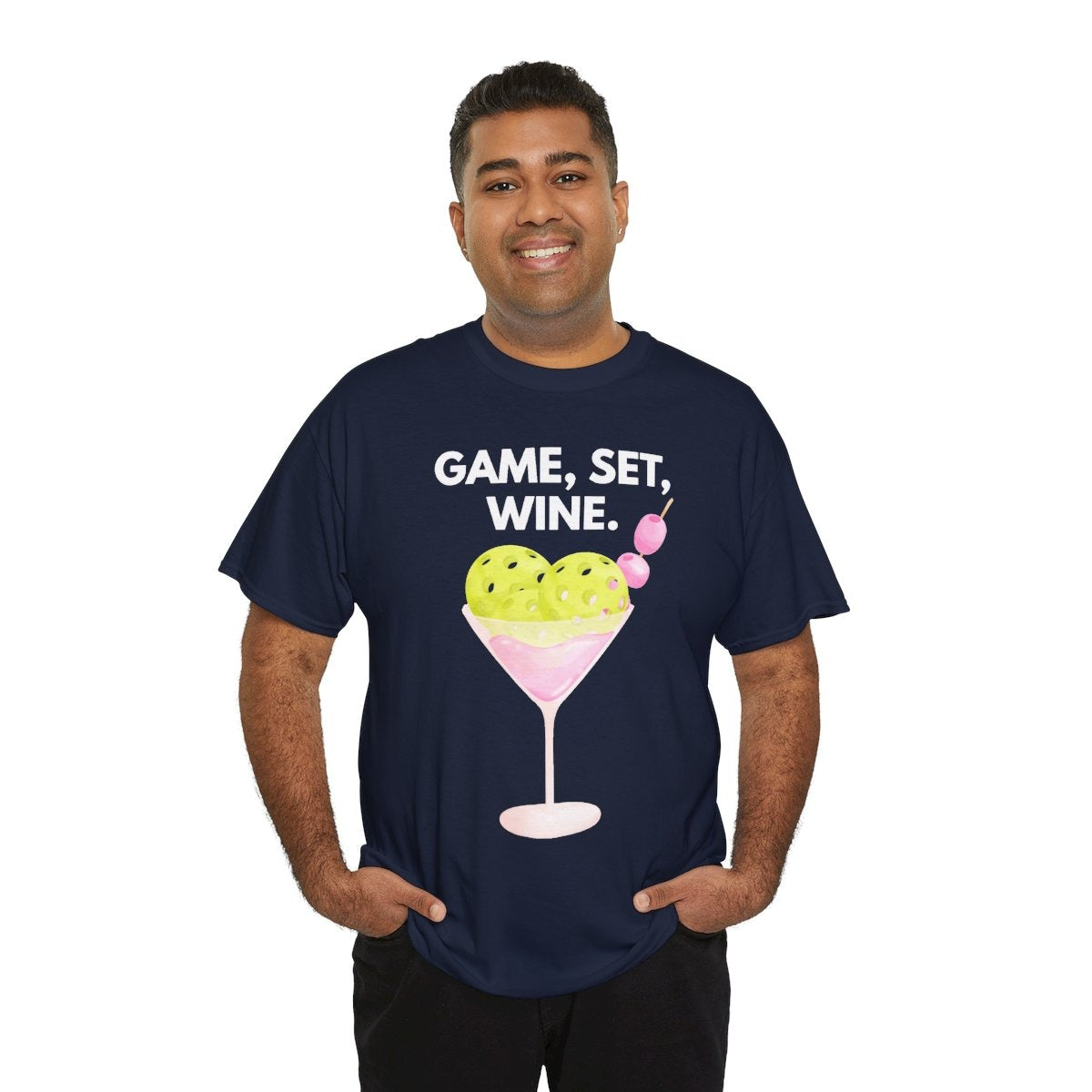 GAME SET WINE - Pickleball (Basic Tee)