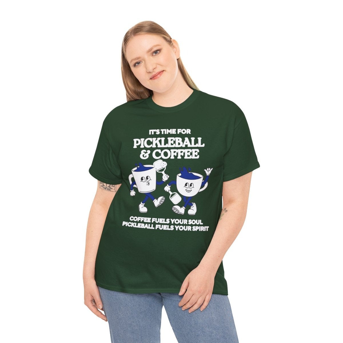 COFFEE & PICKLEBALL 3 - Pickleball (Basic Tee)