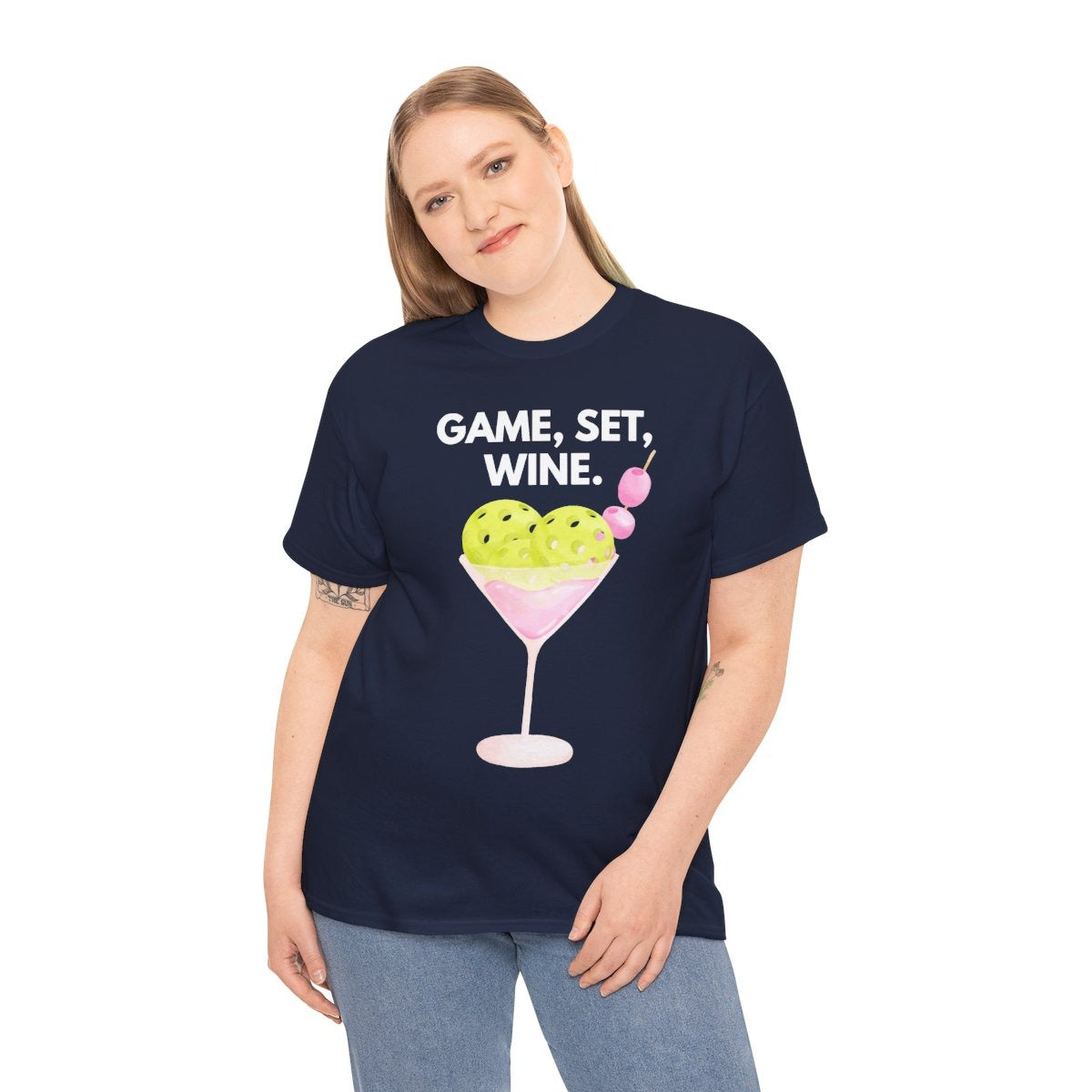 GAME SET WINE - Pickleball (Basic Tee)