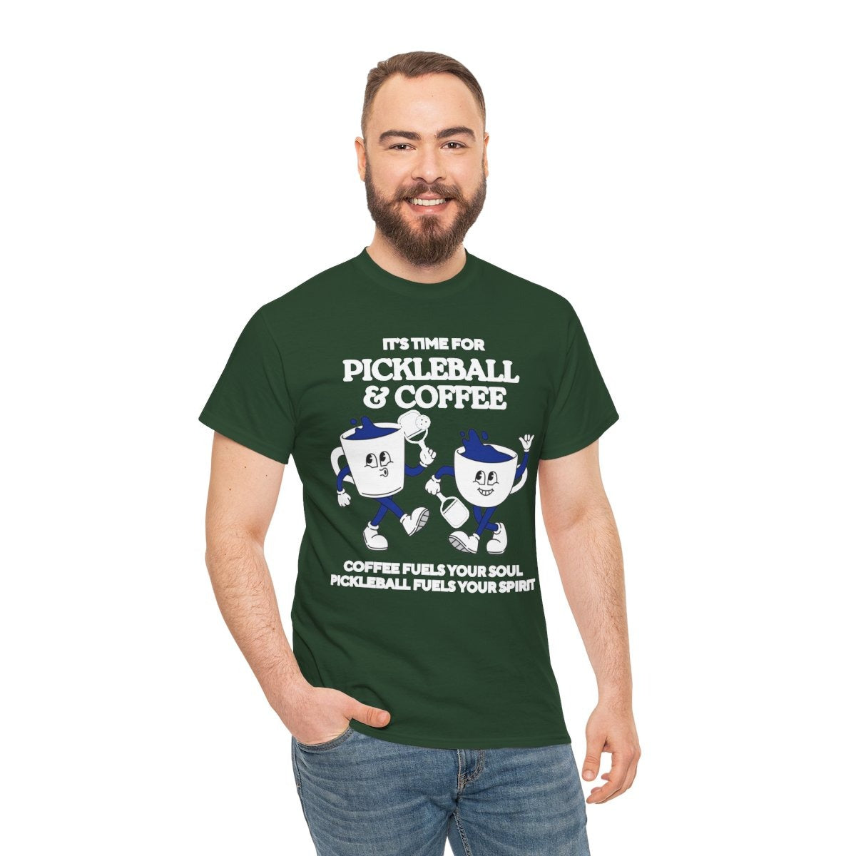 COFFEE & PICKLEBALL 3 - Pickleball (Basic Tee)