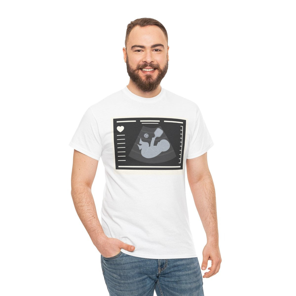 BORN TO DINK - Pickleball (Basic Tee)