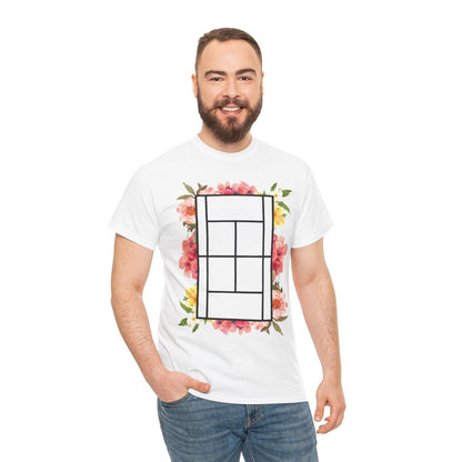 TENNIS FLORAL 1 - Tennis (Basic Tee)