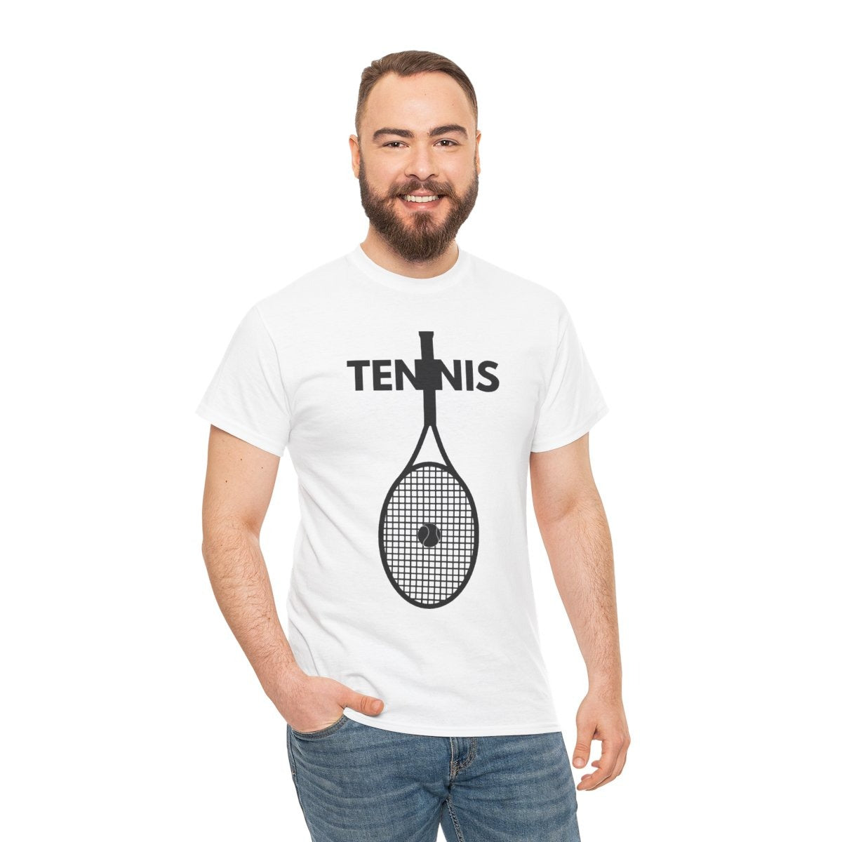 COURT BOUND - Tennis (Basic Tee)