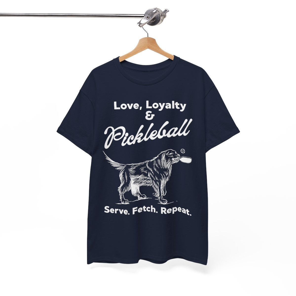 PADDLE & PAWS - Pickleball (Basic Tee)