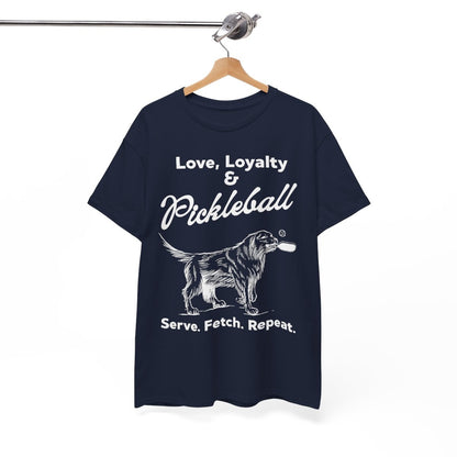 PADDLE & PAWS - Pickleball (Basic Tee)