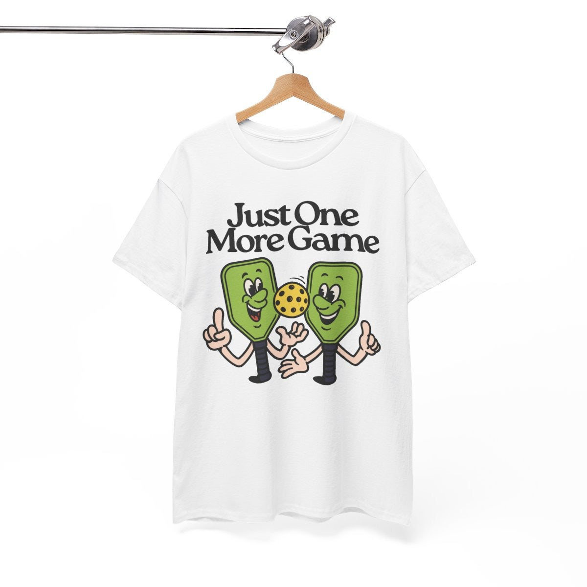 JUST ONE MORE GAME - Pickleball (Basic Tee)