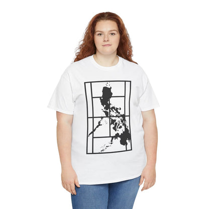 PHILIPPINE MAP - Tennis (Basic Tee)