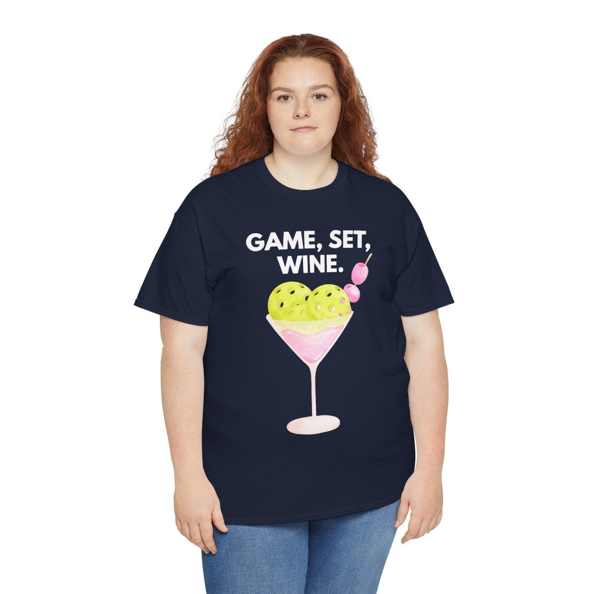 GAME SET WINE - Pickleball (Basic Tee)