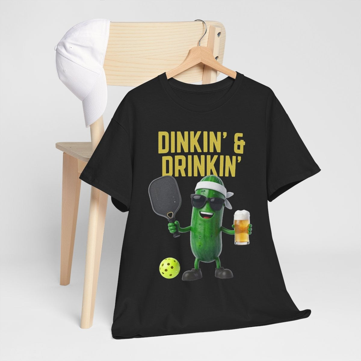 DINKIN' & DRINKIN'- Pickleball (Basic Tee)