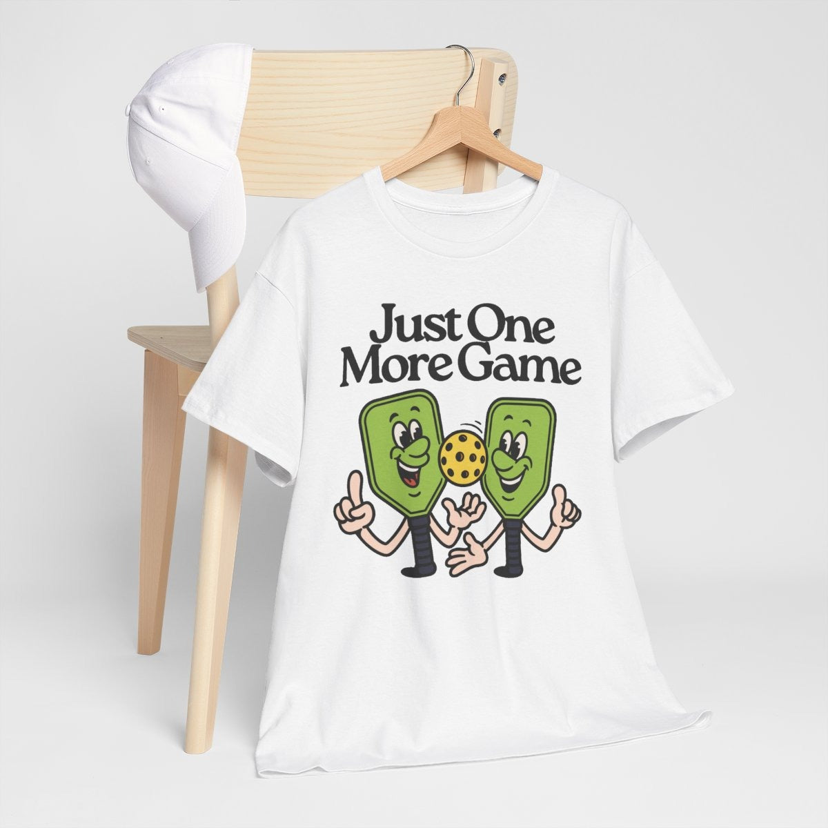 JUST ONE MORE GAME - Pickleball (Basic Tee)