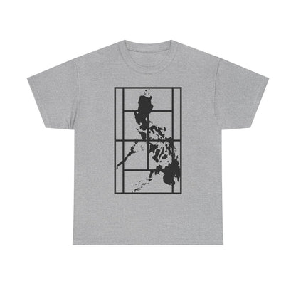 PHILIPPINE MAP - Tennis (Basic Tee)