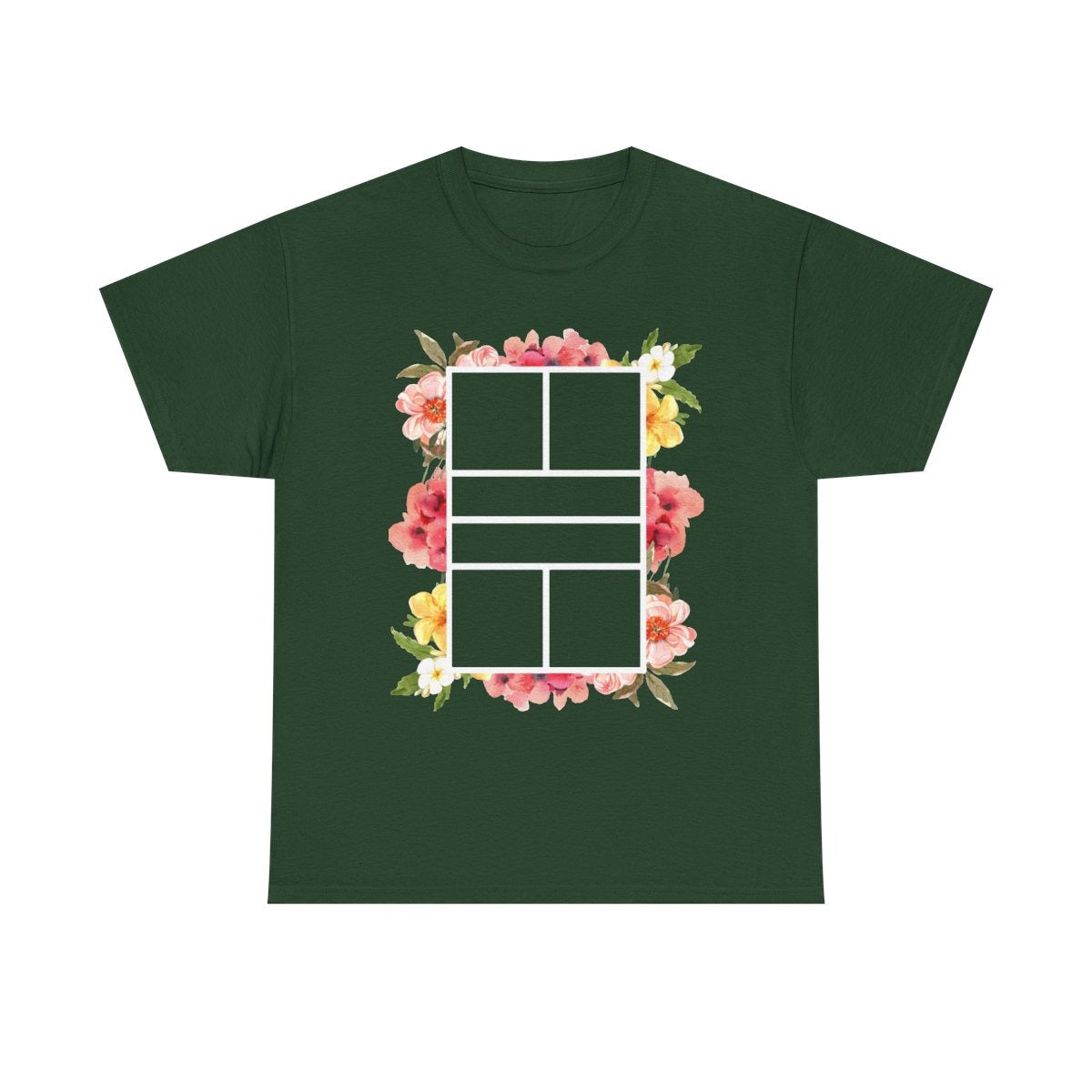 PICKLEBALL FLORAL - Pickleball (Basic Tee)