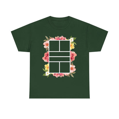 PICKLEBALL FLORAL - Pickleball (Basic Tee)