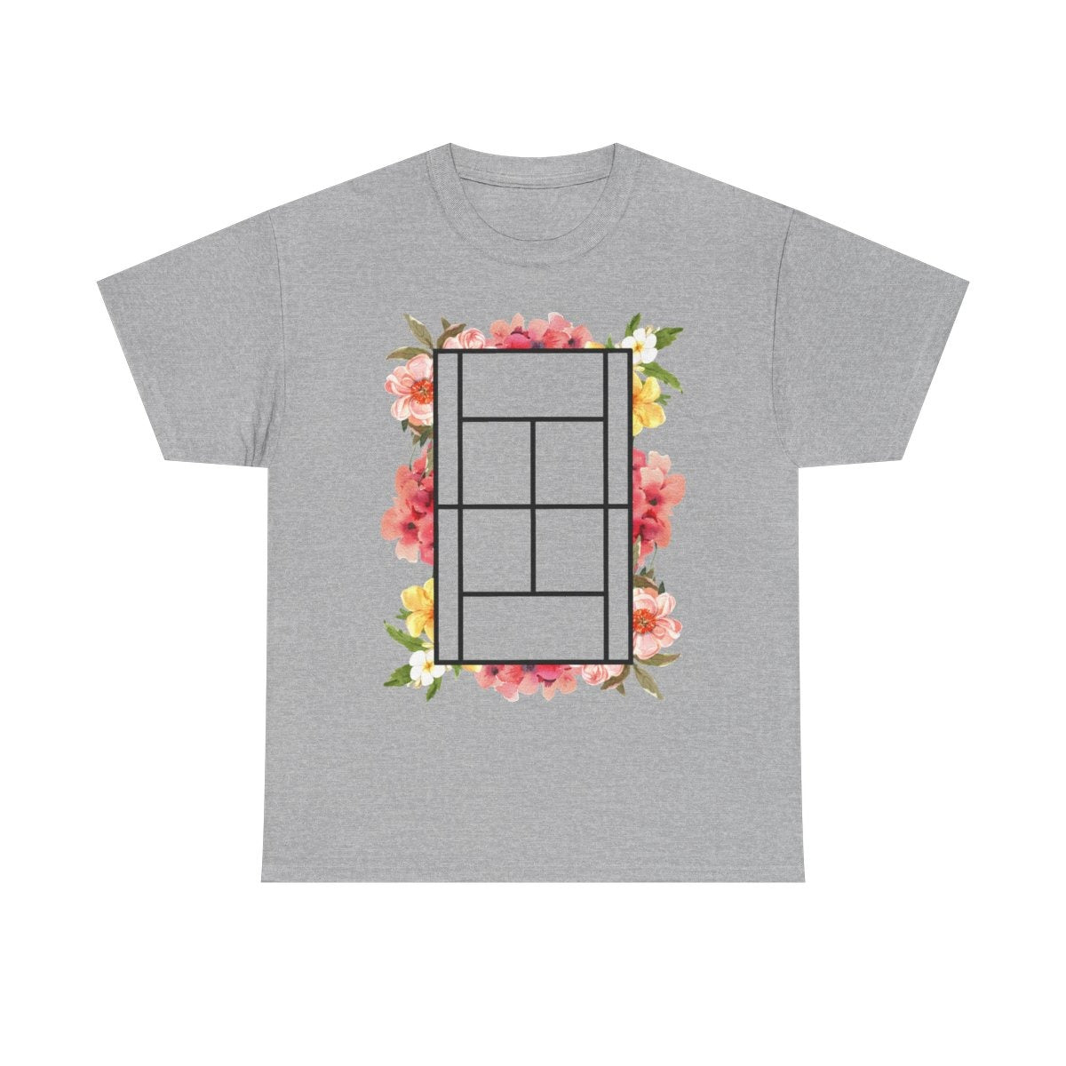 TENNIS FLORAL 1 - Tennis (Basic Tee)