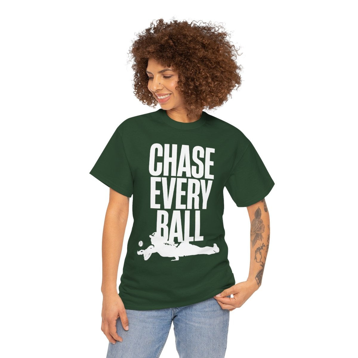 CHASE EVERY BALL - Tennis (Basic Tee)