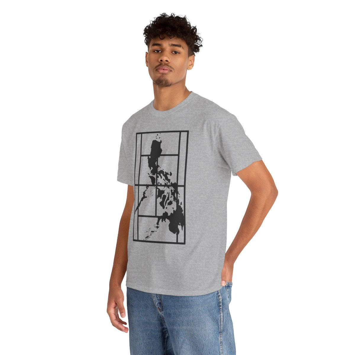 PHILIPPINE MAP - Tennis (Basic Tee)