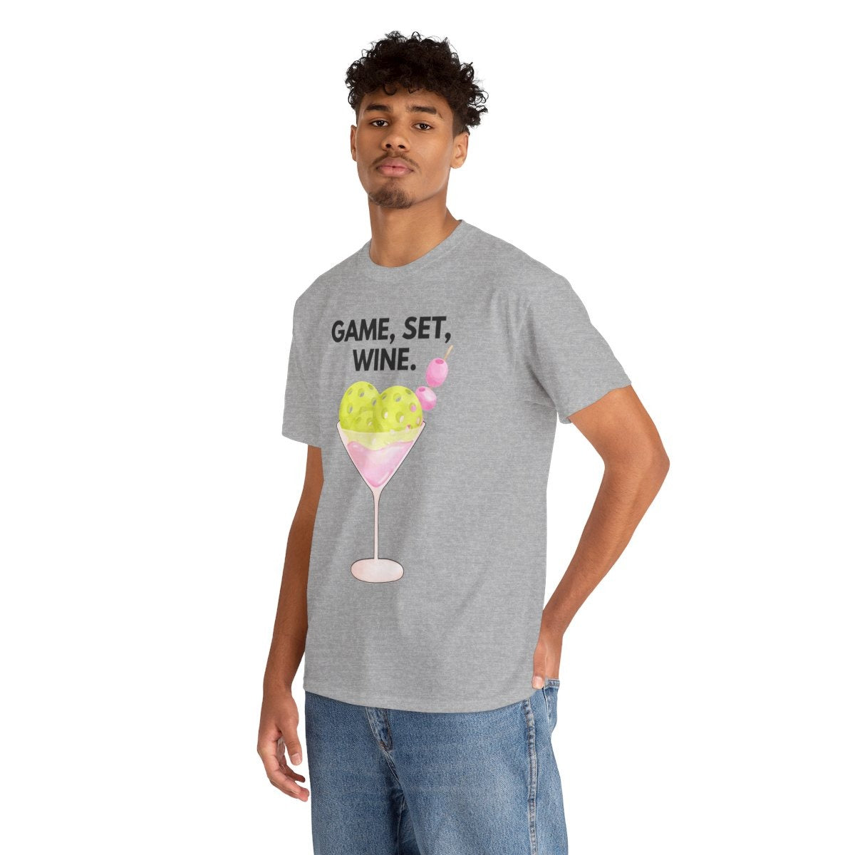 GAME SET WINE - Pickleball (Basic Tee)