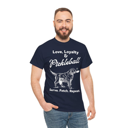 PADDLE & PAWS - Pickleball (Basic Tee)