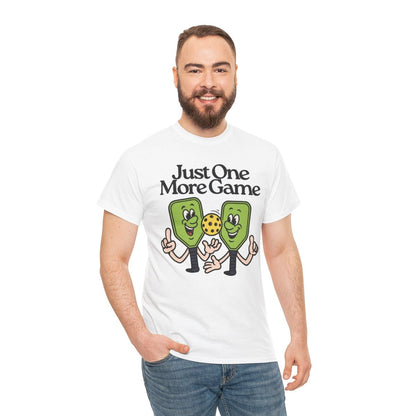 JUST ONE MORE GAME - Pickleball (Basic Tee)