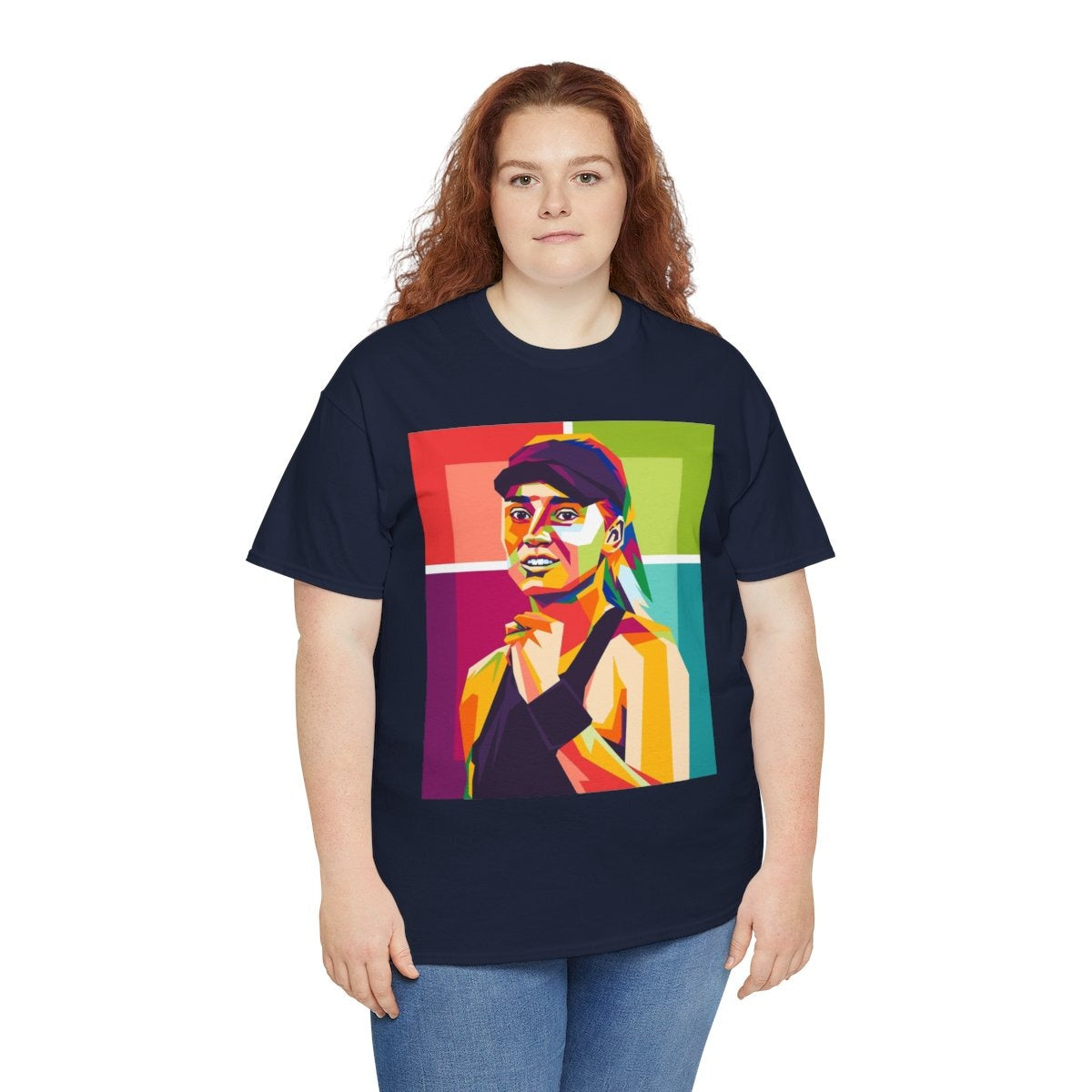 ELENA RYBAKINA 1 - Tennis (Basic Tee)