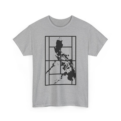 PHILIPPINE MAP - Tennis (Basic Tee)