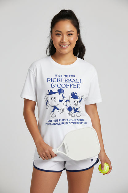 COFFEE & PICKLEBALL 3 - Pickleball (Basic Tee)