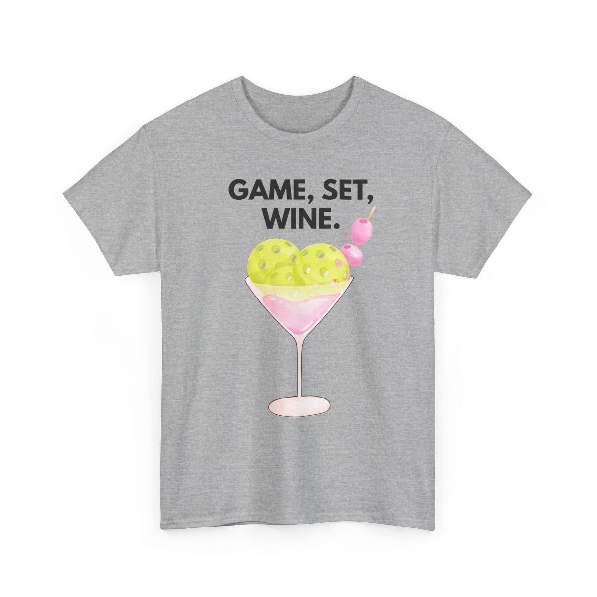 GAME SET WINE - Pickleball (Basic Tee)