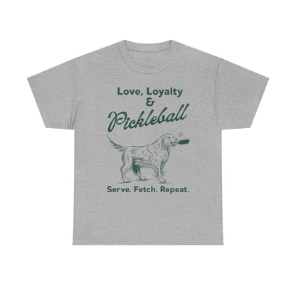 PADDLE & PAWS - Pickleball (Basic Tee)