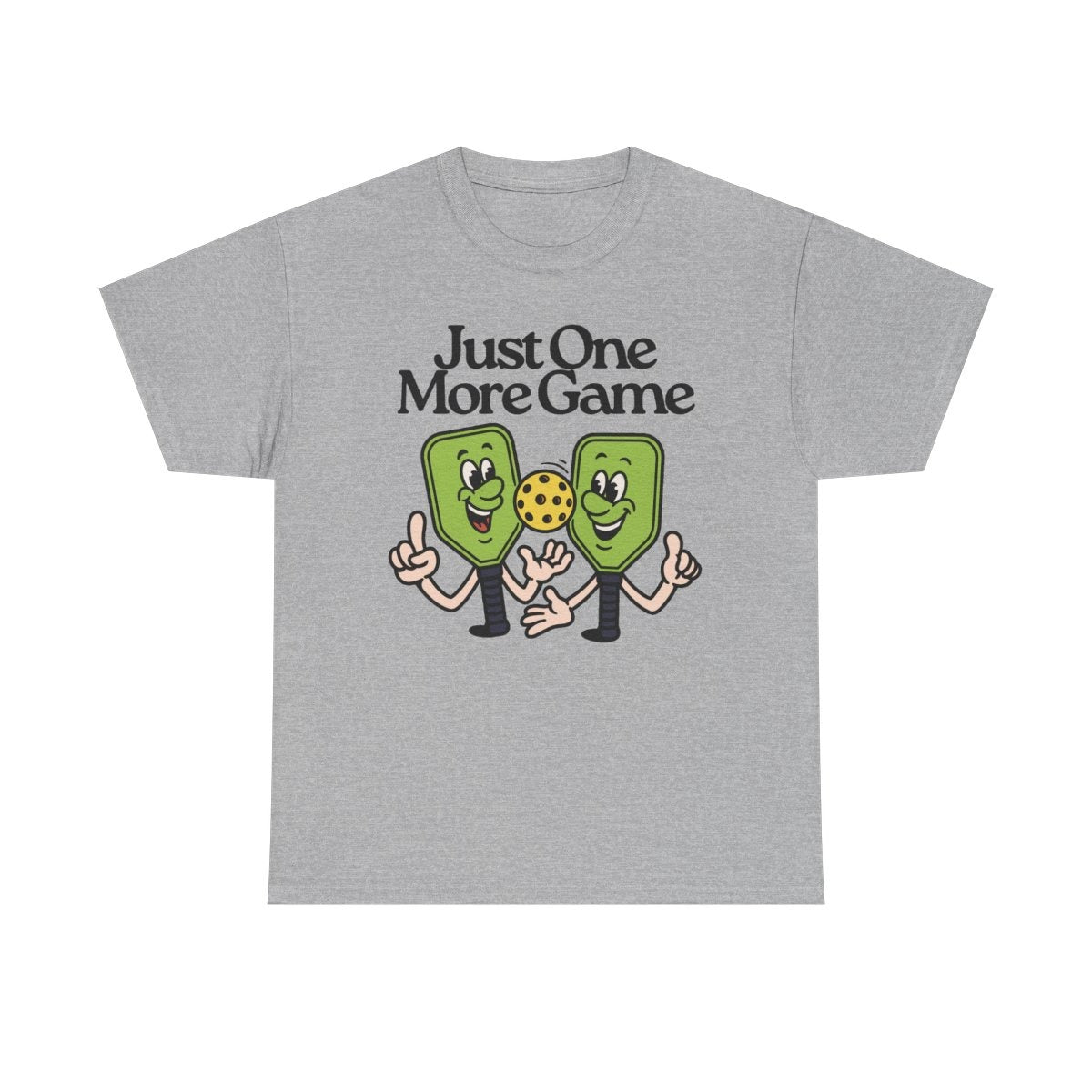 JUST ONE MORE GAME - Pickleball (Basic Tee)