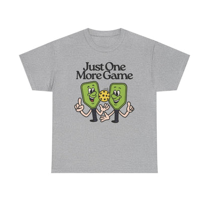 JUST ONE MORE GAME - Pickleball (Basic Tee)