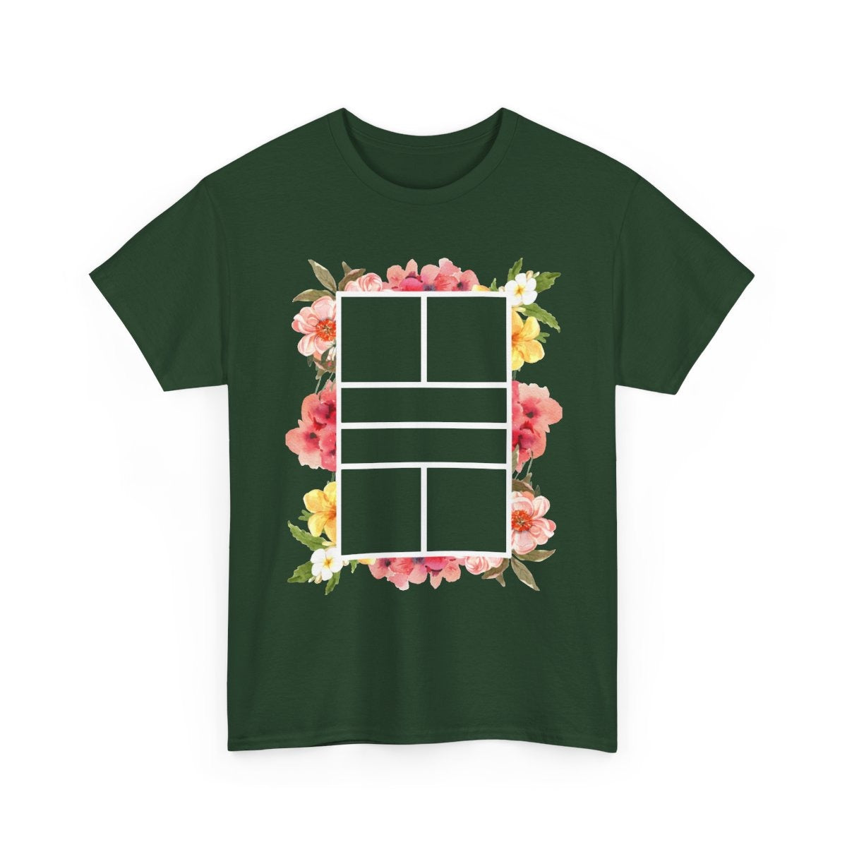 PICKLEBALL FLORAL - Pickleball (Basic Tee)