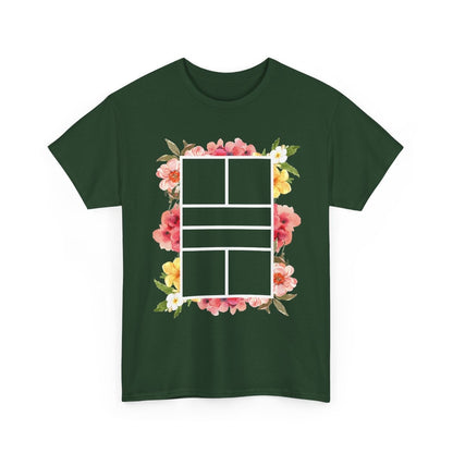 PICKLEBALL FLORAL - Pickleball (Basic Tee)