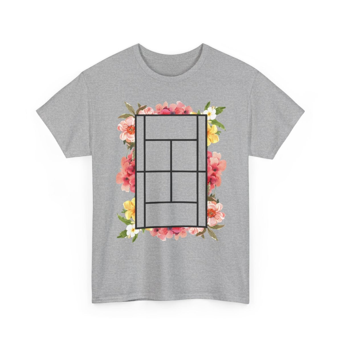 TENNIS FLORAL 1 - Tennis (Basic Tee)